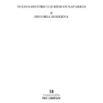 15. Nafarroako testu historiko-juridikoak II Aro modernoa